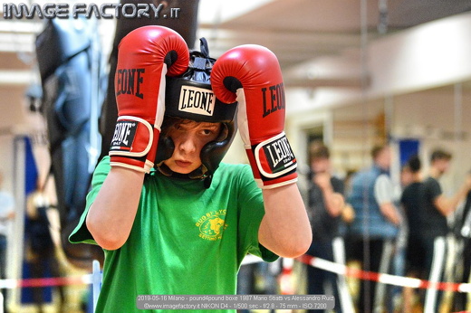 2019-05-16 Milano - pound4pound boxe 1987 Mario Stiatti vs Alessandro Ruiz